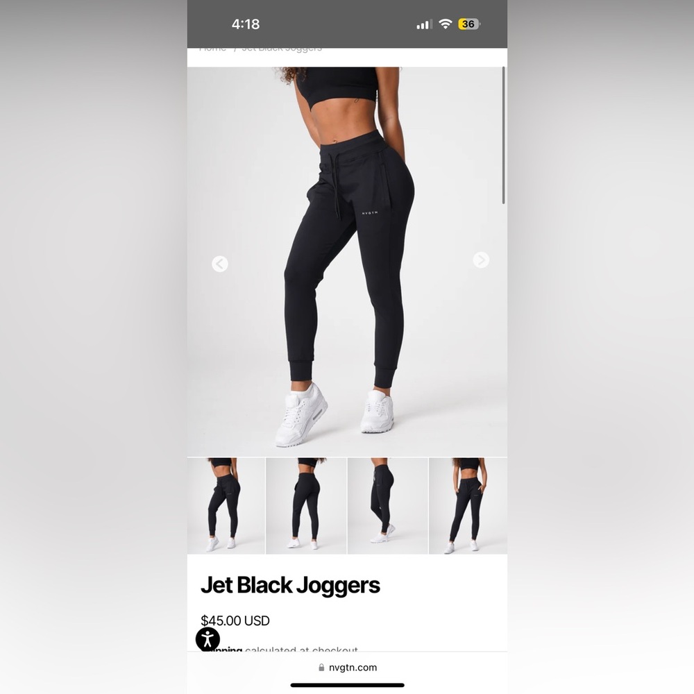Navigation joggers women’s size small. Never worn